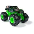thumbnail image 2 of Monster Jam, Official Grave Digger Monster Truck, Die-Cast Vehicle, 1:64 Scale, Kids Toys for Boys Ages 3 and up, 2 of 7