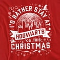 thumbnail image 2 of Harry Potter Hogwarts at Christmas Unisex Adult Tank Top, Red, Small, 2 of 3