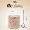thumbnail image 3 of Radicaln Marinara Marble 3" Salt Cellar with Lid and Spoon – Kitchen Salt Container | Handmade Spice Jars, Sugar Bowl & Seasoning Holder for Countertop Storage, Dining & Home Décor, 3 of 7