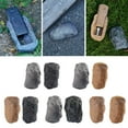 Realistic Fake Rock Key Holder Safe For Outdoors Stone Garden