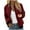 Wine, variant on jjayotai Womens Coat Clearance Women's Casual Fashion Zip Up Bomber Jacket Stand Collar Long Sleeve Lightweight Short Outwear Jackets