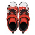 thumbnail image 3 of CHAQLIN Cartoon Santa Claus Running Shoes for Boys Single Buckle Lace Up Kids Christmas Shoes for Girls Running Tennis Sneakers Knitted Mesh Sneakers, 3 of 7