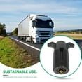 thumbnail image 3 of unbranded Conector Para Remolque 7 Vías Negro Para De Circuito Eléctrico Y Duradero, 3 of 6