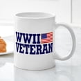 thumbnail image 3 of CafePress - WWII VETERAN Mug - 11 oz Ceramic Mug - Novelty Coffee Tea Cup, 3 of 4