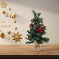 thumbnail image 3 of Entireivity 1pc Mini Christmas Tree Adornment Desktop Ornament Home Decor Xmas Tree, 3 of 8