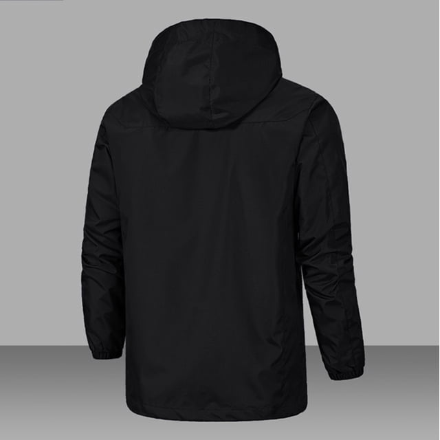 Aayomet Trench Coat Men Men's Thicken Plaid Hooded Flannel Shirt Jacket with Quilted Lined,Black