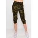 thumbnail image 3 of Pantalones de correr Capri Cargo ALWAYS para mujer, supersuaves, camuflaje, talla S, 3 of 6