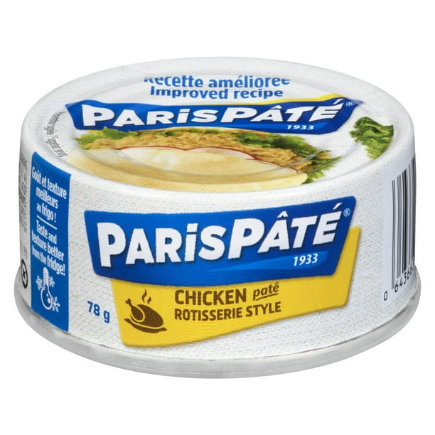 Paris Pâté, Pâté Poulet Style rôtissserie 78 g