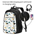thumbnail image 2 of Daiia Cute Whale Pattern USB Charging Backpack for Men and Women, Anti-Theft Backpack,Travel Backpack,School Backpack,College Backpack,Laptop Backpack, 2 of 7