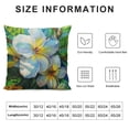 thumbnail image 5 of GOSMITH  Throw Pillow Covers Floral Home Decor Pillow Cases Living Room Decorative Cushion Couch Sofa Pillowcases Hawaiian Tropical Flowers, 5 of 5