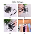thumbnail image 4 of Bangcool Tie Hook Multipurpose Twirl Plastic Scarf Organizer Tie Rack Holder for Closet, 4 of 6