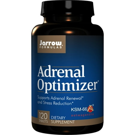 Jarrow Formulas Adrenal Optimizer, Supports Adrenal Renewal and Stress Reduction, 120