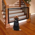 thumbnail image 2 of CHUANK Porte Magique pour Animaux Intérieur Extérieur Clôture Rétractable pour Chien Filet Pliable Réglable Filet de Sécurité Extra Grand 35.43”x27.55”, 2 of 5