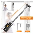 thumbnail image 4 of Door Chain Lock Heavy Duty Chain Door Guard Lock Stainless Steel Chain Locks ,Easy to Use, 4 of 7