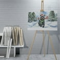 thumbnail image 4 of Hello Winter Scottish Terrier Frosty Morning Walk Welcome Snowy Christmas Horizontal Matte Canvas Poster Scottie Dog Lover Gifts Wall Art Home Decor - 02018, 4 of 5