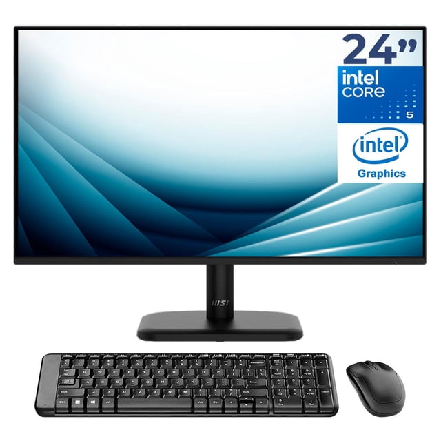 Computadora Mini PC MSI CUBI 5 Intel Core 5 120U 16GB SSD 512GB Monitor 24 1ms 120Hz Teclado Mouse WiFi 6E BT 5.3 ThunderBolt 4 Educación, Oficina y Productividad