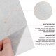 thumbnail image 4 of Parches de reparación de lino Uxcell autoadhesivos para tela de sofá, se pueden usar para muebles en blanco 3.9"x63", 4 of 6