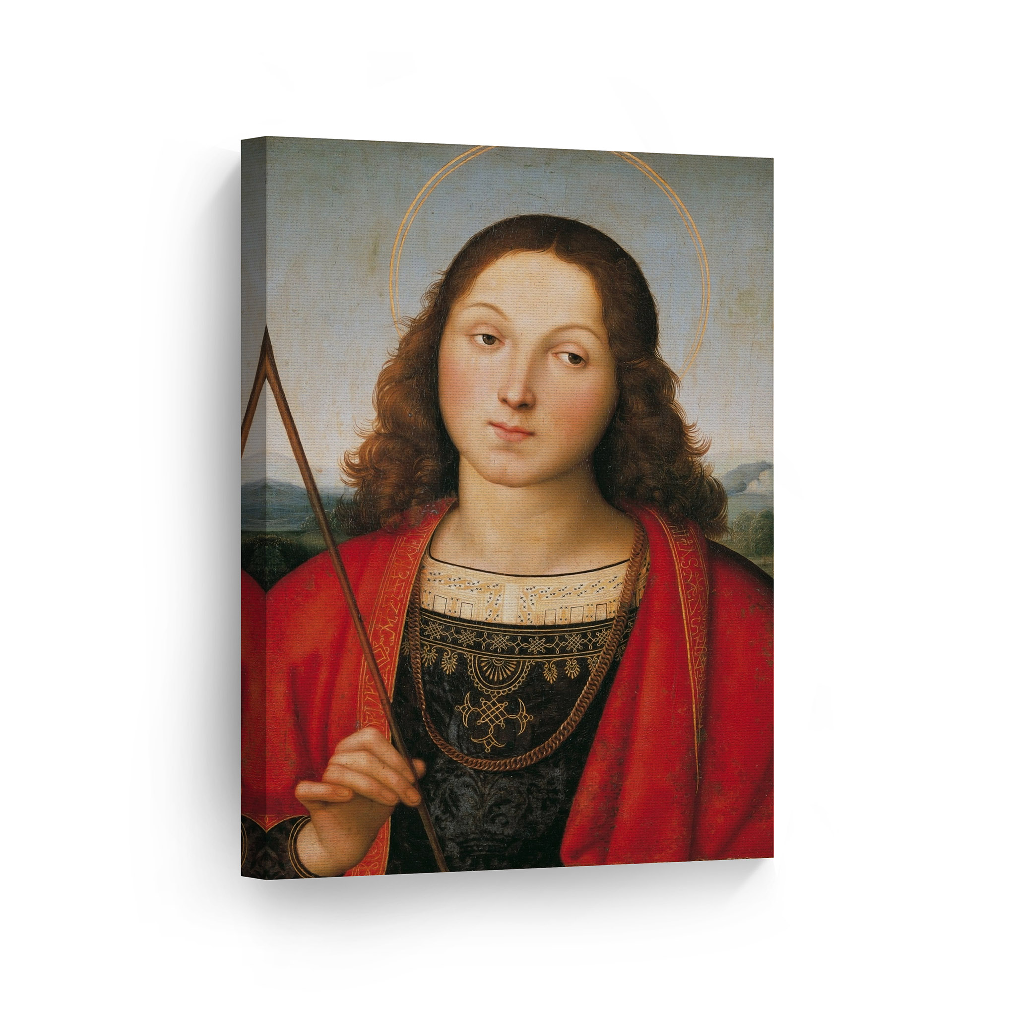 Smile Art Design St. Sebastian by Raphael Art Canvas Print Famous Fine