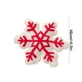thumbnail image 3 of Christmas Snowflake Shape Pillow for Holiday Decor - Soft Plush Cushion for Living Room Sofa and Bedroom, Decorative Winter Accent, Measures 16.54 Inches, 3 of 6
