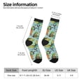 thumbnail image 2 of Bingfone Compression Socks for Women and Men Long Socks for Running Athletic Cycling Nurse- Retro Seamless Flying Butterflies, 2 of 6