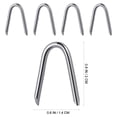 thumbnail image 2 of LOLIPPYY 70 Pcs U Staples for Fencing Iron Mesh Fastening Hardware for, 2 of 7