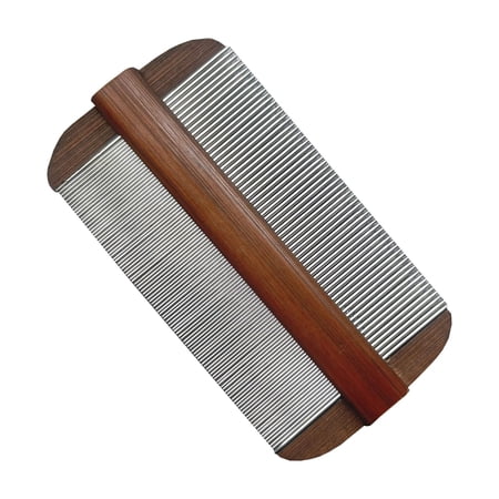ACDANC Extra Fine Stainless Steel Lice Comb Easy to Remove Nits and Eggs Reusable and Reliable Hair Lice Treatment Combs 4Inches Different Double-Sided Needles for All Hair Types