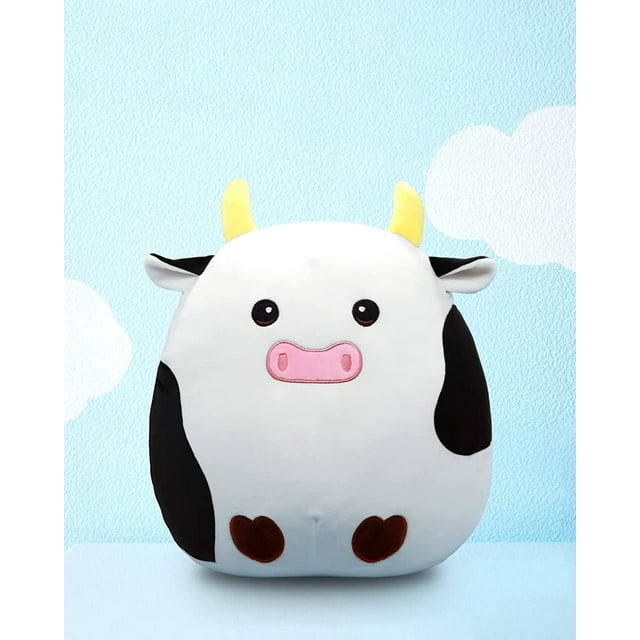 Almohada de peluche HUOGUO con forma de vaca, 40 cm, juguete de peluche, regalo para niños