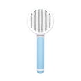 thumbnail image 1 of LSLJS Pet Comb Stainless Steel Needle Comb Round Head Comb Hair Removal Brush Self-cleaning Comb, Cleaning Comb, 1 of 2