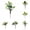 A,B,C,D,E, variant on Easter Egg Picks & Stems with Forsythia Flowers, Artificial Easter Egg Tree Branches for Flower Arrangement, Spring Floral Picks for Vase Wreath & Tree Decor (1-5PC Set)