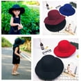 thumbnail image 2 of Douhoow 2-8 Years Sweet Toddler Baby Girls Bow Wide Brim Sun Cap Infant Cotton Bucket Hat, 2 of 8