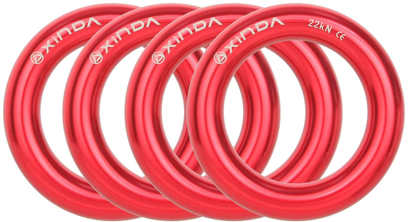 25kN Aluminum Rappel Ring, Perfect Tension O-Ring, Connection Ring For Rock Climbing, Arborist - View #6
