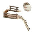 thumbnail image 1 of Wooden Hamster Playing Activity Set, Hamster Wooden Activity Stay Healthy Stress Relief Exercise  For Playing For Running For Small Birds For Rats, 1 of 8
