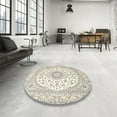 thumbnail image 4 of Ahgly Company Machine Washable Indoor Rectangle Traditional Bisque Beige Area Rugs, 8' x 10', 4 of 7