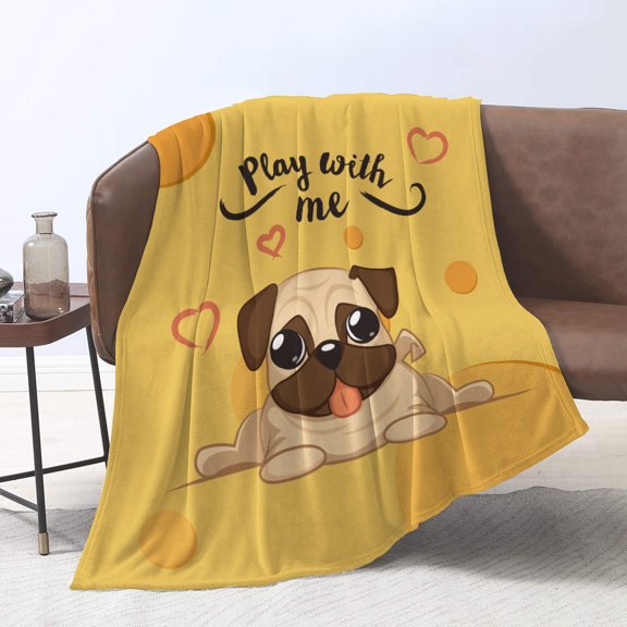 Unique Print Blanket Throw Comfortable Warm Velet Plush Fluffy Throw Blanket Perfect Gift for Couch Sofa or Bed 50"(Width) x 80"(Length)