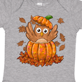 thumbnail image 4 of Inktastic Owl in a Pumpkin- Cute for Halloween and Thanksgiving Boys or Girls Baby Bodysuit, 4 of 5