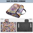 thumbnail image 5 of Yuyamidu Boho Mandala Flower Golf Ball Golf Cart Seat Cover for Women Colorful Floral Golf Cart Seat Towel Blanket Portable Golf Cart Seat Towel with 4 Pockets Fits 2-Seat Golf Carts, 5 of 7