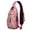 Rose-red-8, variant on Artistic Aesthetic Watercolor Pattern Print Crossbody Daypack Anti-theft Travel Bag, Adjustable Shoulder Strap, Lightweight and Durable, Fashionable appearance, Ideal for daily commuting, travelers