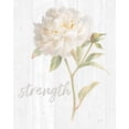 thumbnail image 2 of Nai, Danhui 15x18 Gold Ornate Wood Framed with Double Matting Museum Art Print Titled - Garden Peony on Wood Strength, 2 of 4