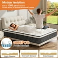 thumbnail image 4 of Armorget Full Size Mattress 10" in a Box, Medium Firm Gel Memory Foam Pressure Relief Mattress, 4 of 10