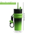 thumbnail image 3 of Stainless Steel Insulated Tumbler, Large Capacity Travel Mug with Straw and Lanyard, Double Wall Vacuum Cooler Cup for Car and Outdoor Use, 3 of 5