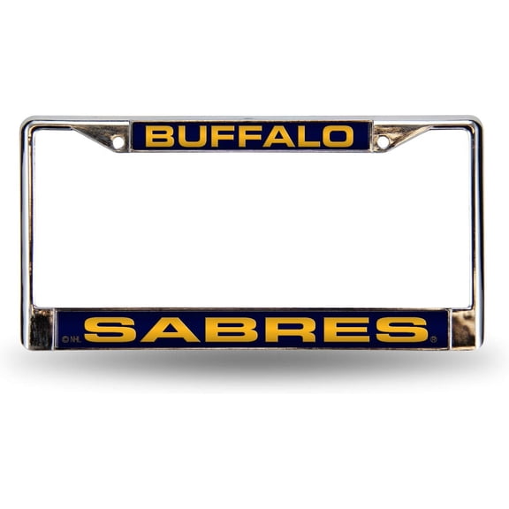 Buffalo Hockey Sabres Chrome Metal License Plate Frame Holder