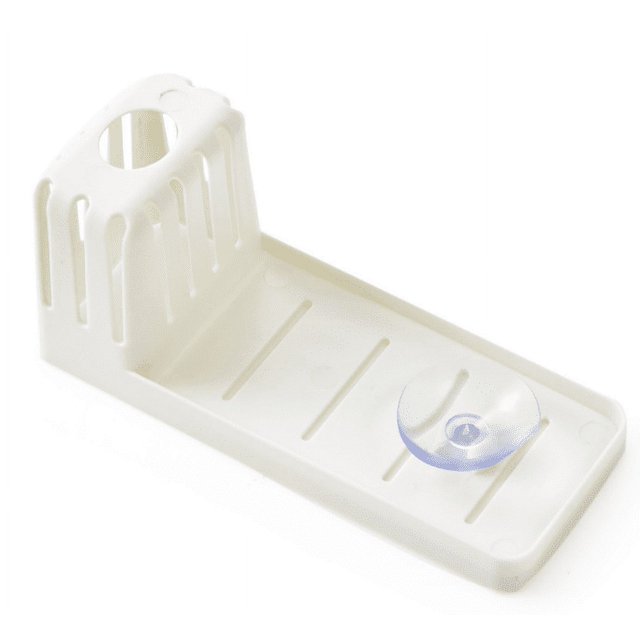 Gibobby Fregadero Sponge Rack Stand Kitchen Faucet Storage Rack Sponge y Toallas Rack Cesta de desagüe Hogar Herramientas de limpieza de coc(Blanco)