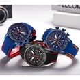 thumbnail image 2 of Reloj para hombre, multifuncional, resistente al agua, de cuarzo, deportivo, luminoso, con cinta de silicona, reloj para hombre, 2 of 5