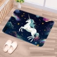 thumbnail image 5 of Unicorn Kitchen Rug Outdoor Carpet Door Mat Polyester Non-Slip Machine Washable, 5 of 6