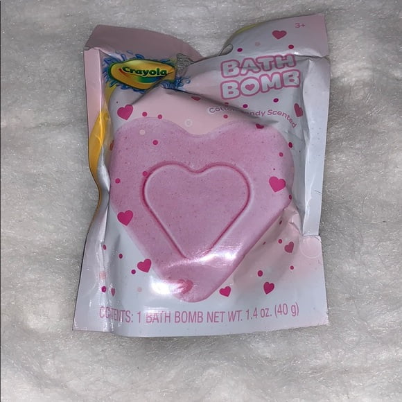 Heart Bath Bomb 40g - pink