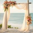 thumbnail image 1 of Tela para drapear con forma de arco de boda PARTISKY, 2 paneles, 5,5 m, color champán, 1 of 9