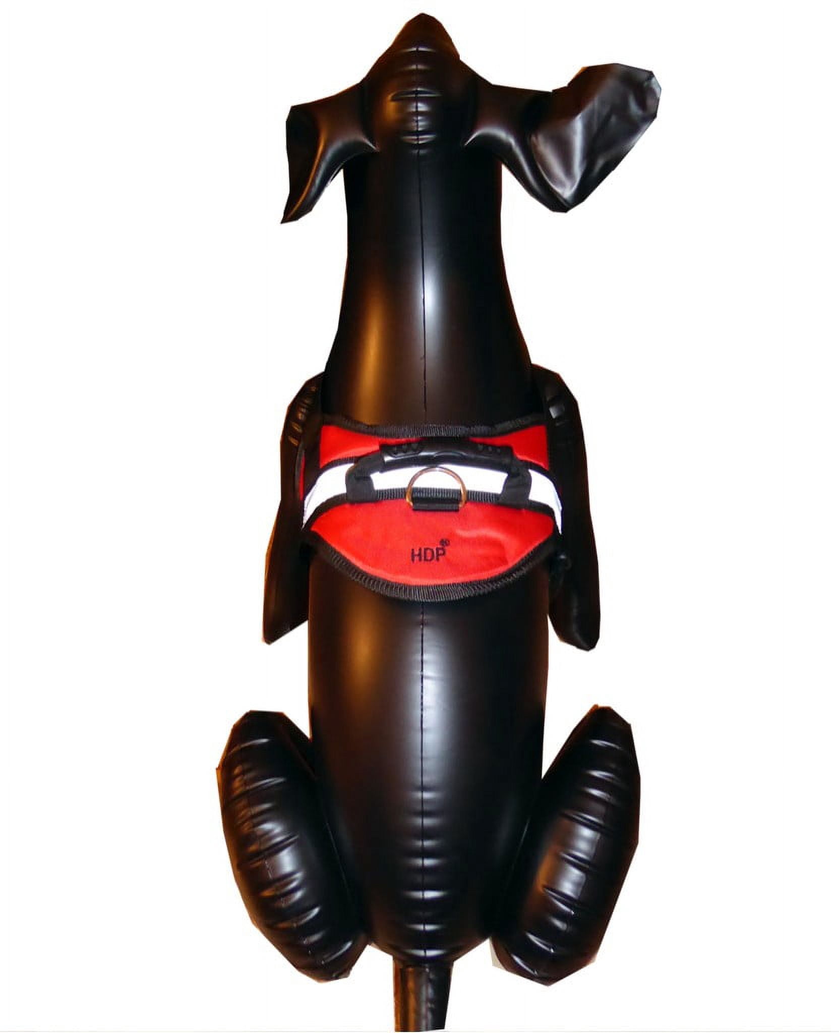 HDP Soft Polyester No Pull Harness Big Dog, Red, Large (26" to 36" Chest Size)