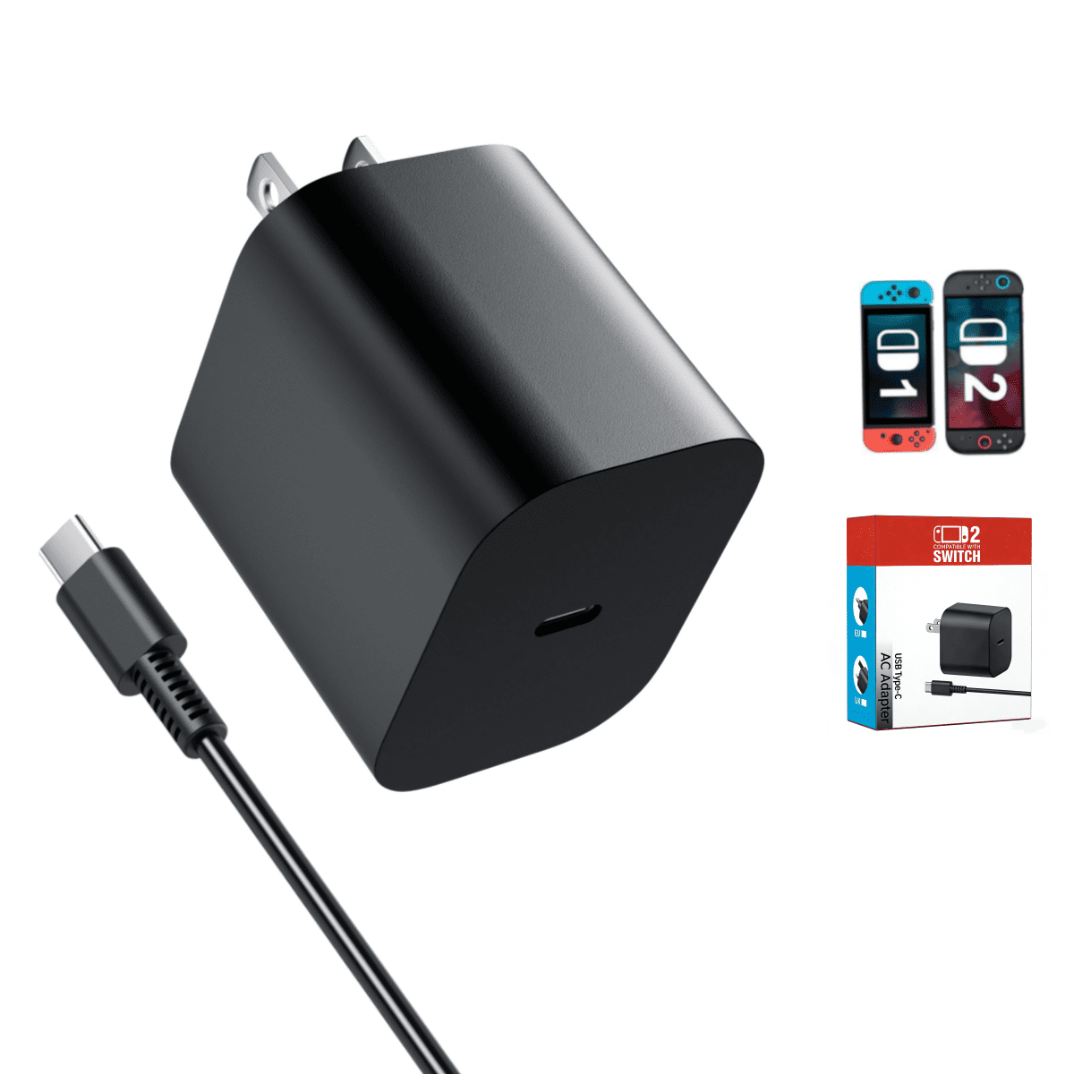 Restored OEM Nintendo Switch AC Adapter HAC-002 (Refurbished