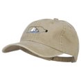 thumbnail image 2 of Ship in a Bottle Embroidered Washed Cotton Twill Cap - Khaki OSFM, 2 of 5