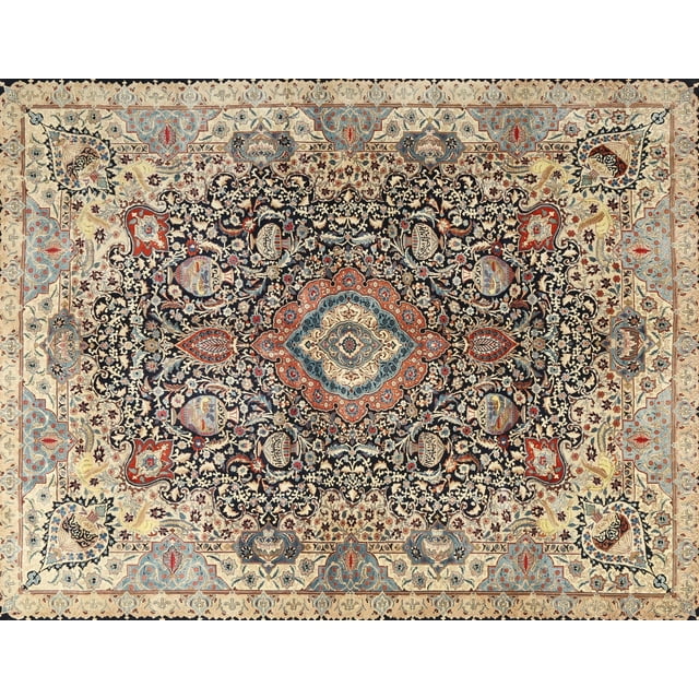 Ahgly Company Tapis d'Intérieur Rectangulaire Traditionnel Brun Rougeâtre, 7' x 10'